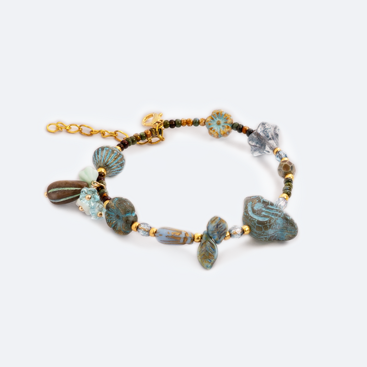 Oceanic Serenity Memory Wire Bracelet Kit