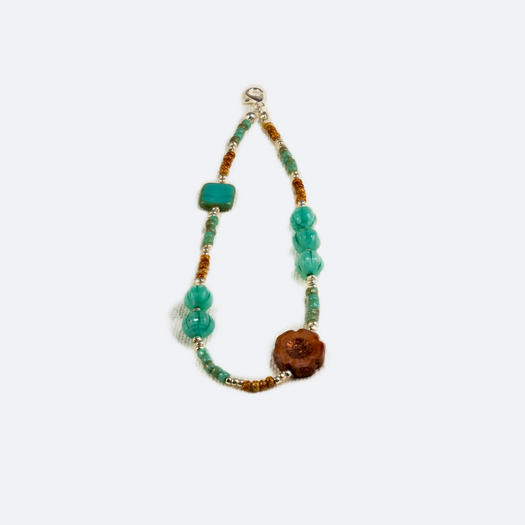 Turquoise Bloom Phone Charm Kit